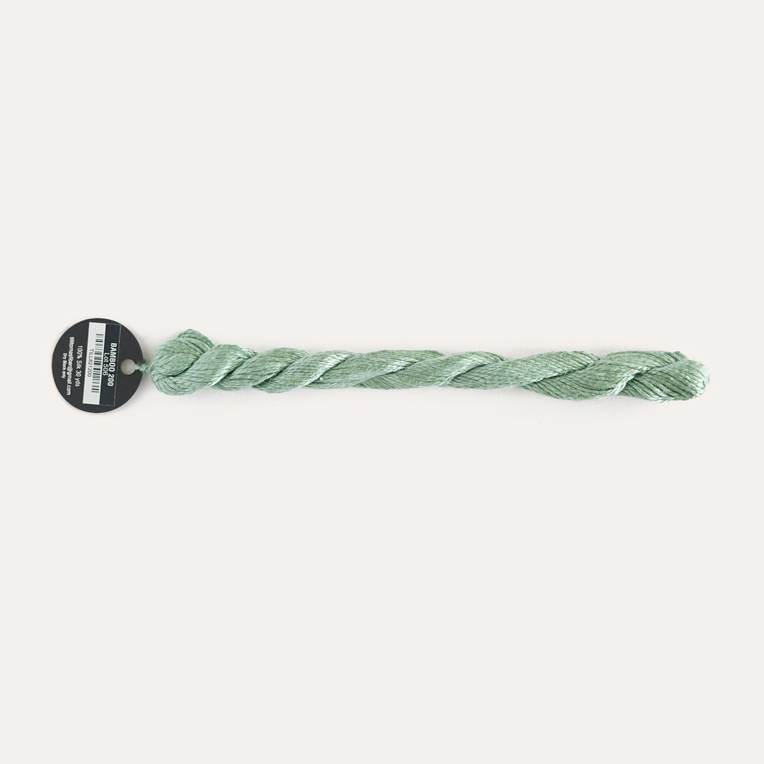 Planet Earth Silk in Bamboo 200 by Tilli Tomas, 100% silk needlepoint thread, 30 yard skein, suitable for 13 mesh canvas