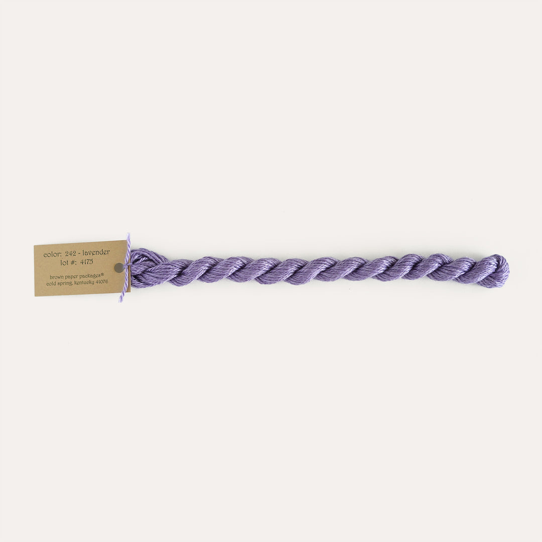 Silk & Ivory 242 Lavender needlepoint thread skein