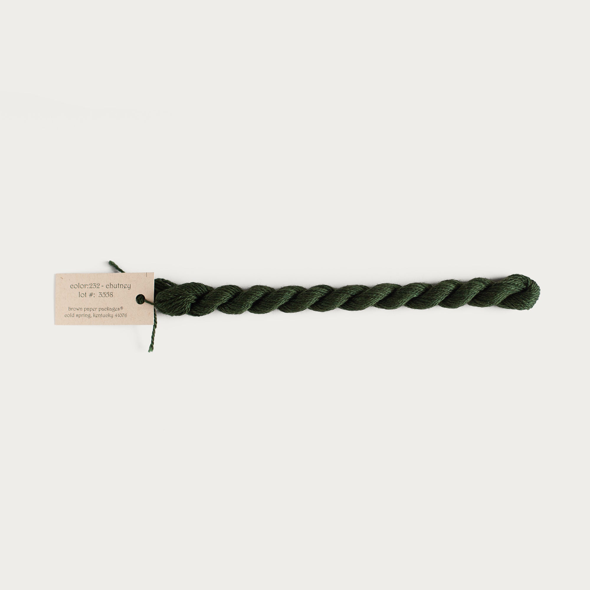 Silk & Ivory Needlepoint Thread – 232 Chutney (28.8 yds, 50% Silk/50% ...